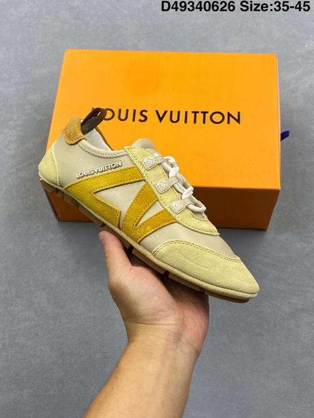 New company-level Louis Vuitton Lv Trainer Sneaker 2028 new ballet shoes trainin
