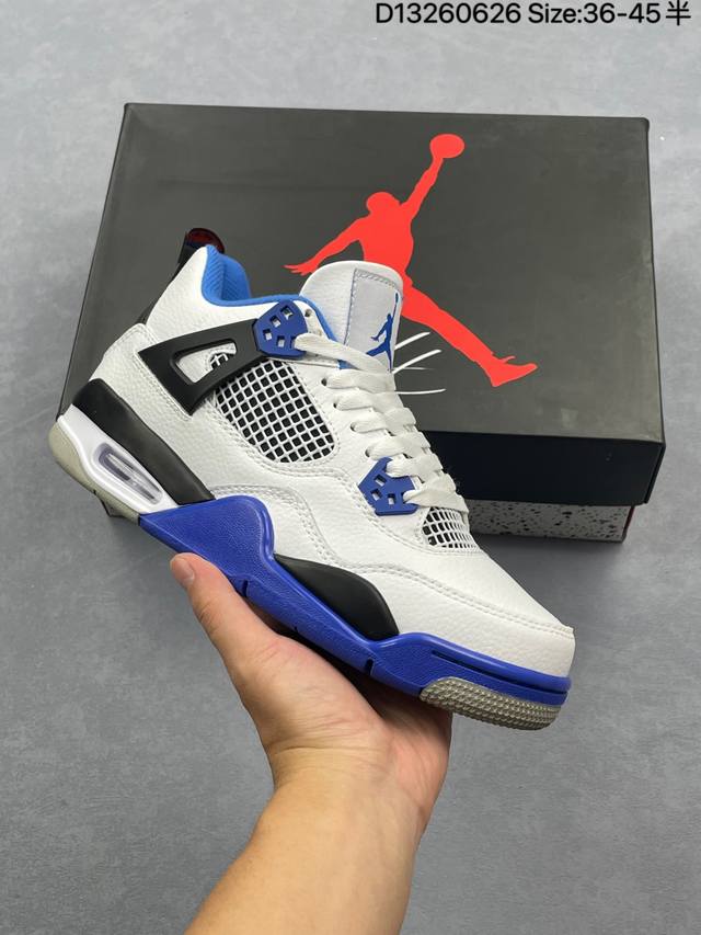 Nike Air Jordan 4 Retro Michael Jordan Aj4 mid-top retro casual sports culture b