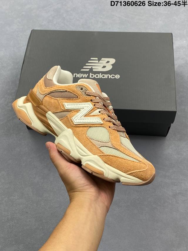 Nb9060 co-branded retro casual sports jogging shoes The inspiration for the shoe