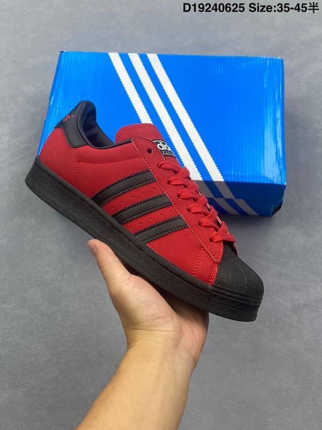 genuine label Adidas Originals Superstar Adidas clover shell head 'Diy' series l