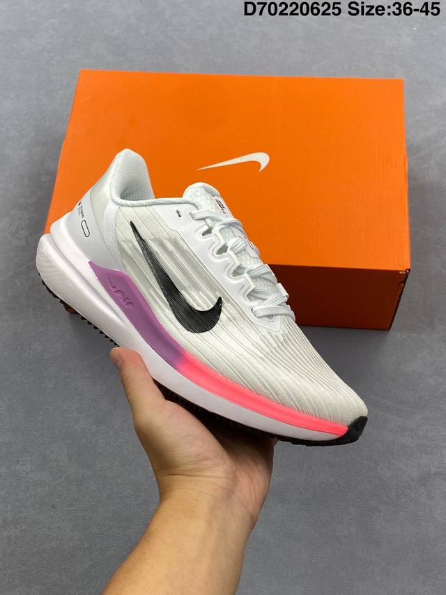 Nike Zoom Winflo 9th Generation Flying Line Jacquard Lightweight Breathable Casu