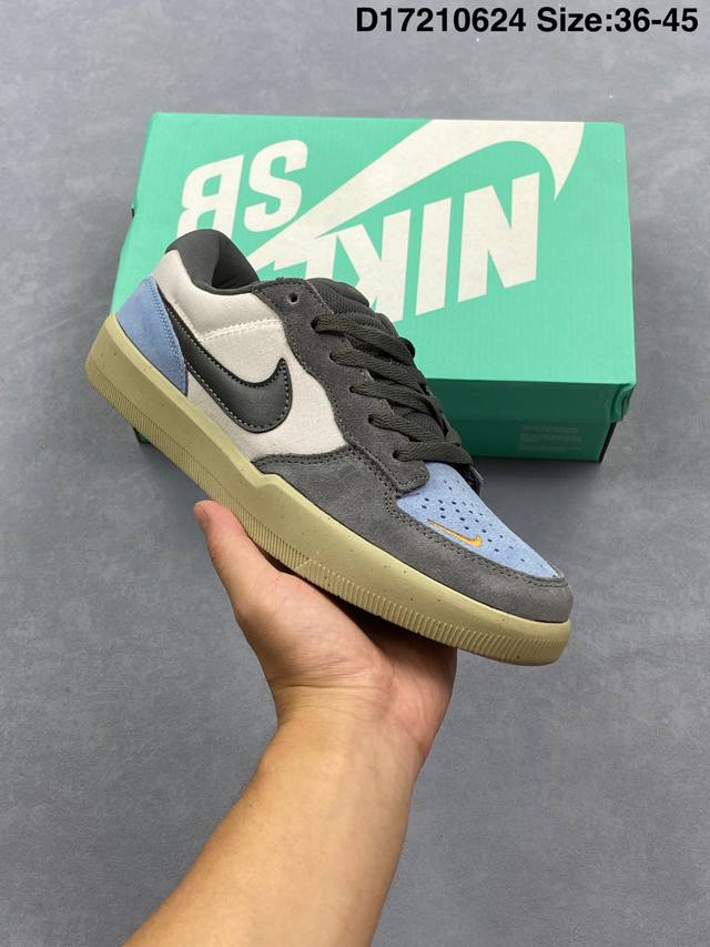Authentic Nike Sb Force 58 Nike low-top casual sneakers is a piece that brings c