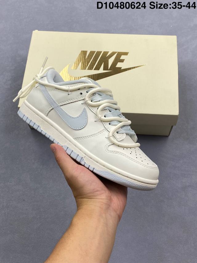 Nike Sb Dunk Low Lv joint beige black hook anniversary high-end customized low-t