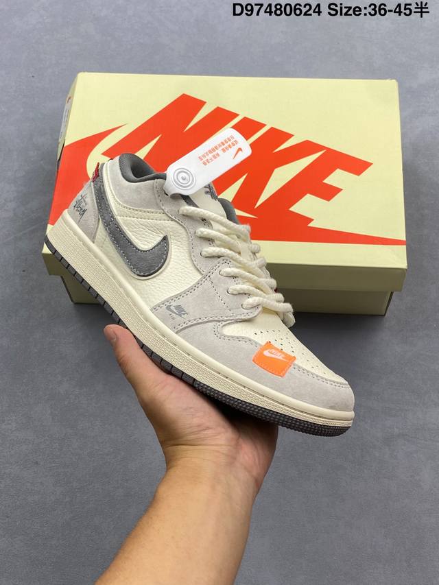 Corporate-level Nike Air Jordan 1 Low Aj1 Joe 1 low-top casual sneakers synchron