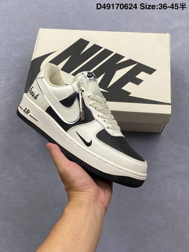 Nike Air Force 1 Low Double Hook Air Force One Low-top versatile casual sports s