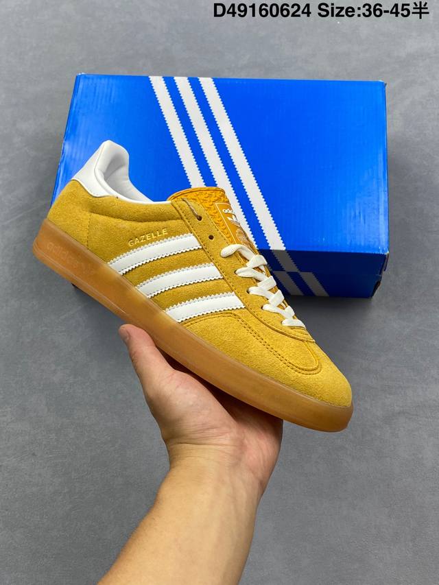 Adidas Originals Gazelle Indoor clover casual non-slip wear-resistant low-top sn
