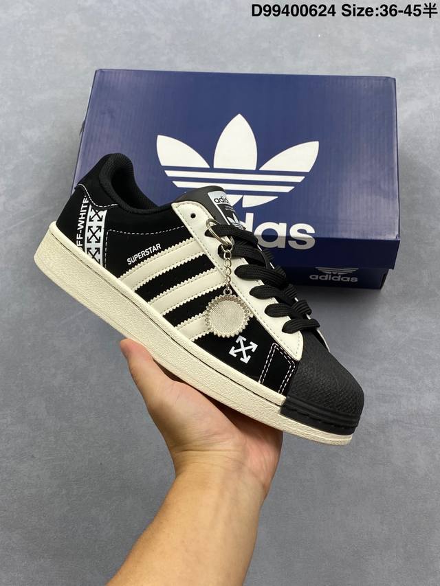 Adidas Originals Superstar Shell Toe 'Diy' Series Low-top Classic All-match Casu