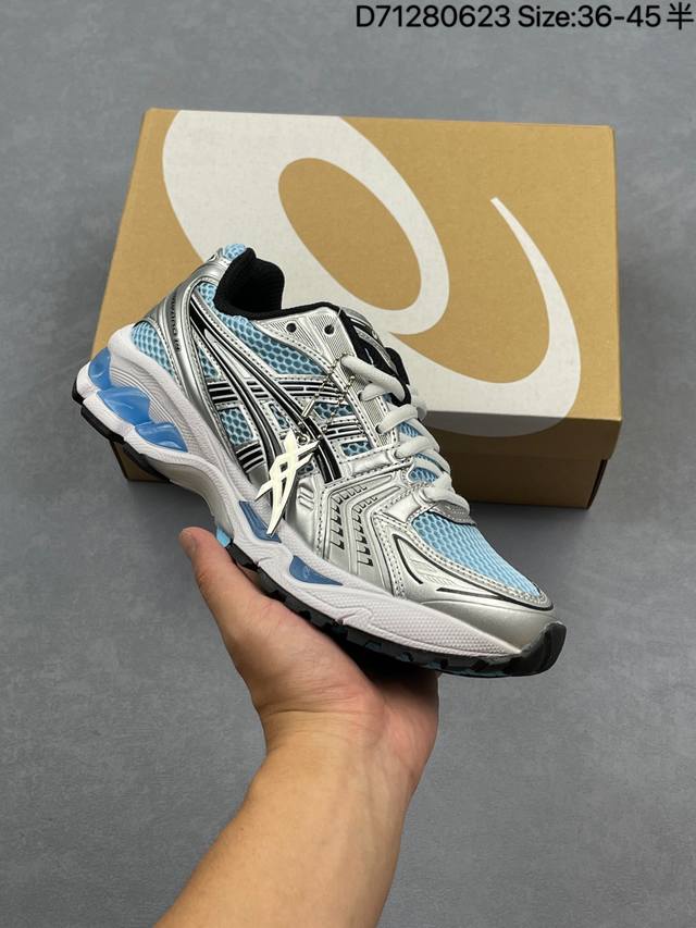Asics Gel-Kayano 14 version Asics sports casual breathable professional running