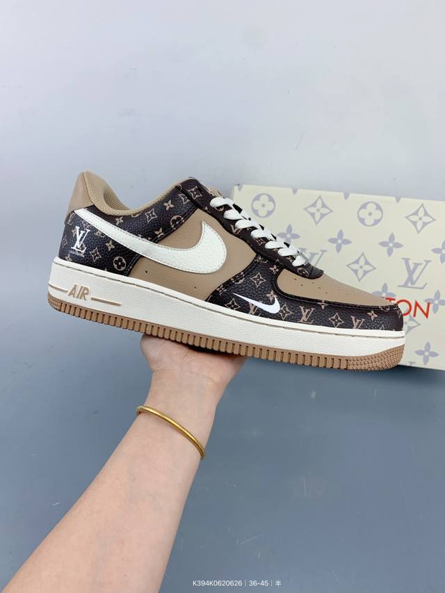 Corporate Nike Air Force 1 '07 Low Lv Joint-Coffee Brown White Hook Air Force On