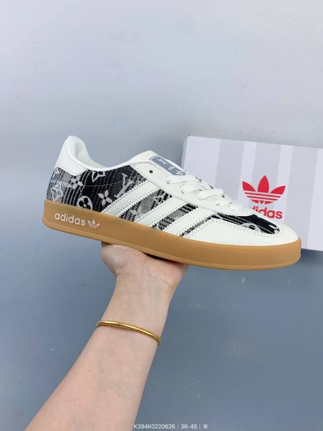 Adidas Dexun Shoes "Lv Joint-Khaki Jeans" High-end Customization Factory Pure Or