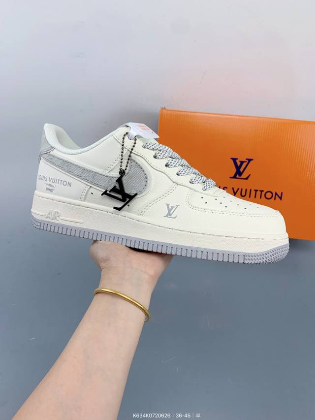 Corporate Nike Air Force 1 '07 Low "Lv joint beige denim hook" Air Force One low