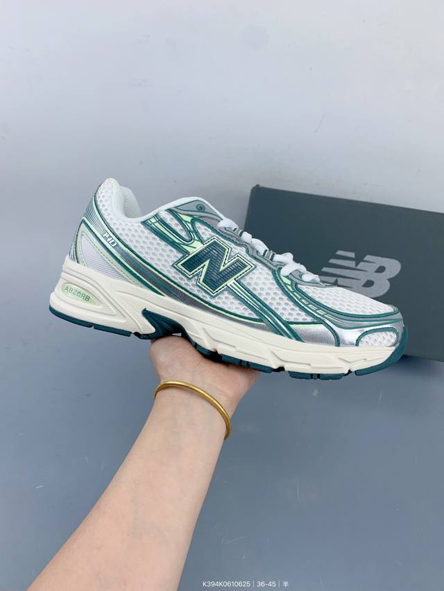 New Balance Nb 740 soft, comfortable, non-slip, wear-resistant low-top casual ru