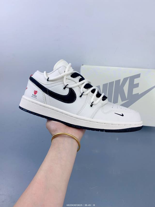 Company-level first-layer leather Jordan Air Jordan 1 Low Aj1 low-top series bas