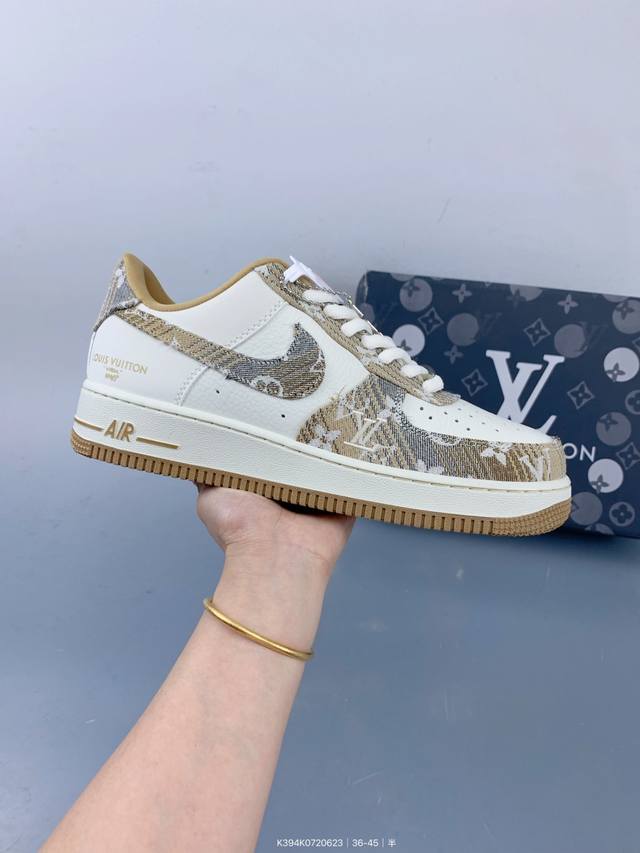 Creative custom color matching, French top luxury brand Louis Vuitton X Air Forc