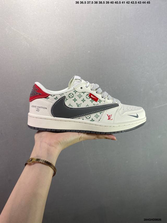 Corporate-level Nike Air Jordan 1 Low custom color Custom Aj joint-high-end cust
