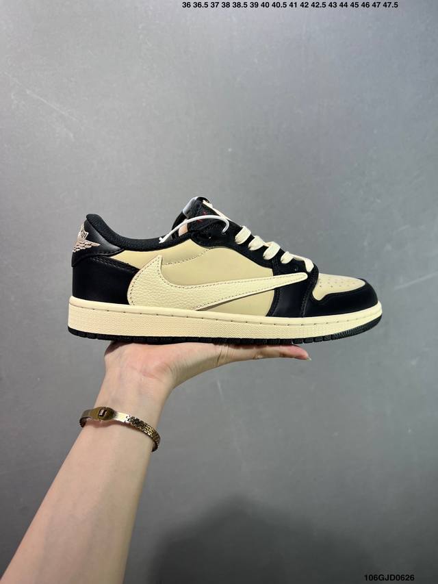 core private company-level Aj1 inverted hook Travis Scott X Air Jordan 1 "Revers