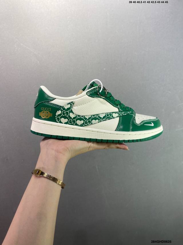 Corporate-level Fragment X Travis Scott X Dior Air Jordan 1 Low three-party join
