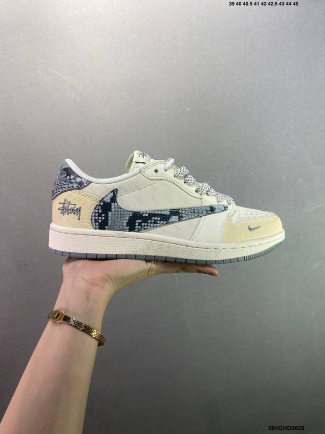 Corporate-level Nike Air Jordan 1 Low custom color Custom Aj joint-high-end cust