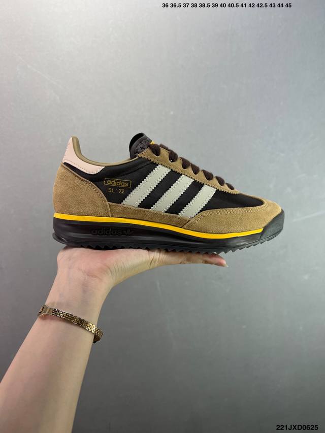 Corporate-level Adidas Adidas Sl 72 Rtn clover retro casual running shoes casual