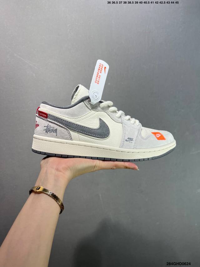 Corporate-level Nike Air Jordan 1 Low custom color Custom Aj joint-high-end cust