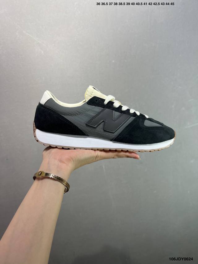 New Balance Nb 471 series fabric cow split leather retro fashion non-slip wear-r