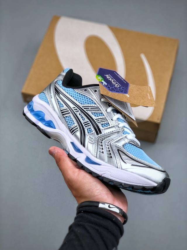 Asics Gel-Kayano 14 Corporate Edition Silver Gray Green Asics sports casual brea