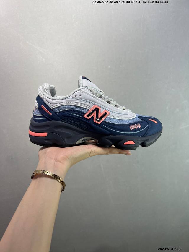 Corporate-level New Balance 1000 series low-top retro daddy style casual sports