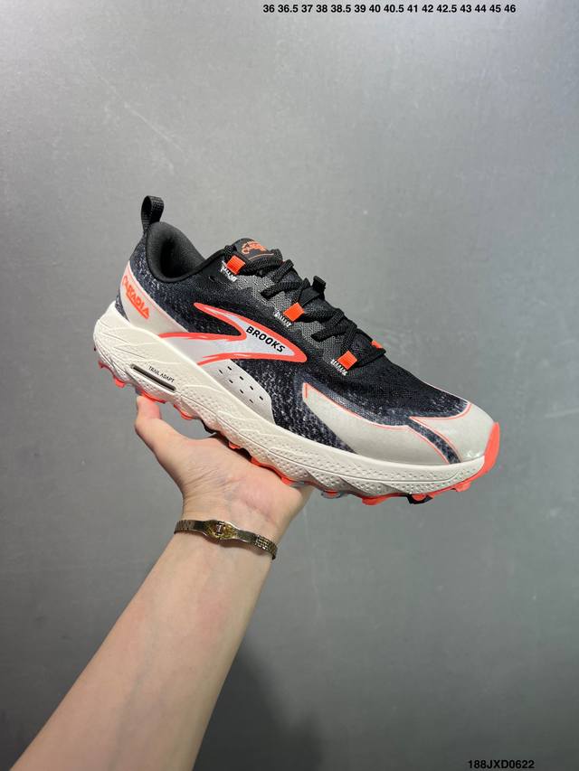 Corporate-level Brooks Cascadia 18 sports shoes, shock-absorbing running shoes,
