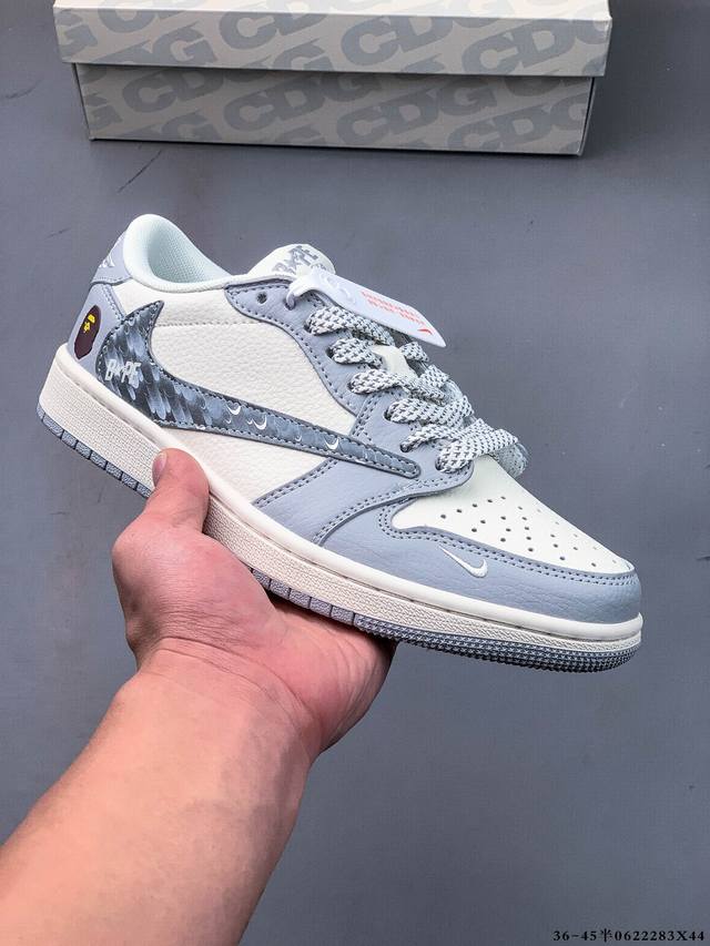 company-level first layer! Nike Air Jordan 1 Low Aj1 Joe 1 low-top trendy slow s