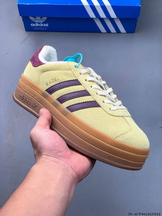 Collection Company Level! Adidas Adidas Gazelle Bold W Thick Bottom Low Top Retr