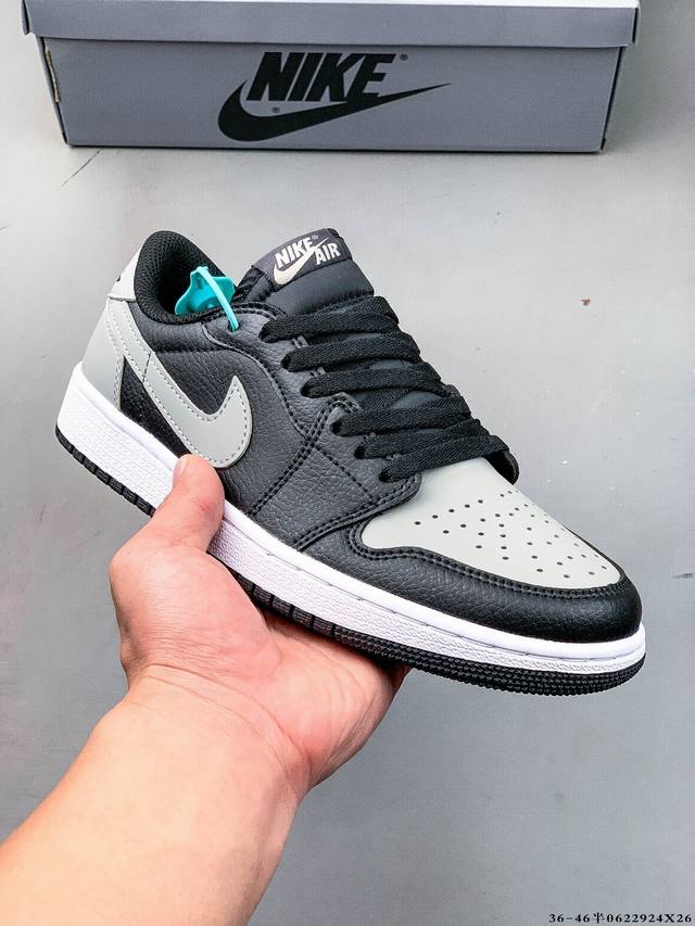 Company-level first-layer! Nike Air Jordan 1 Low Aj1 Jordan 1 low-top trendy spo