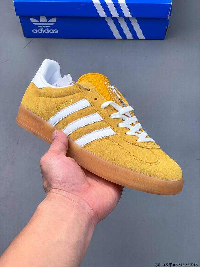 True half size! Adidas Gazelle low-top retro versatile casual sports shoes 06215