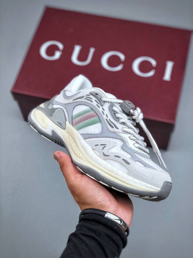 Gucci round toe drawstring high-end all-match casual sports shoes for men and wo