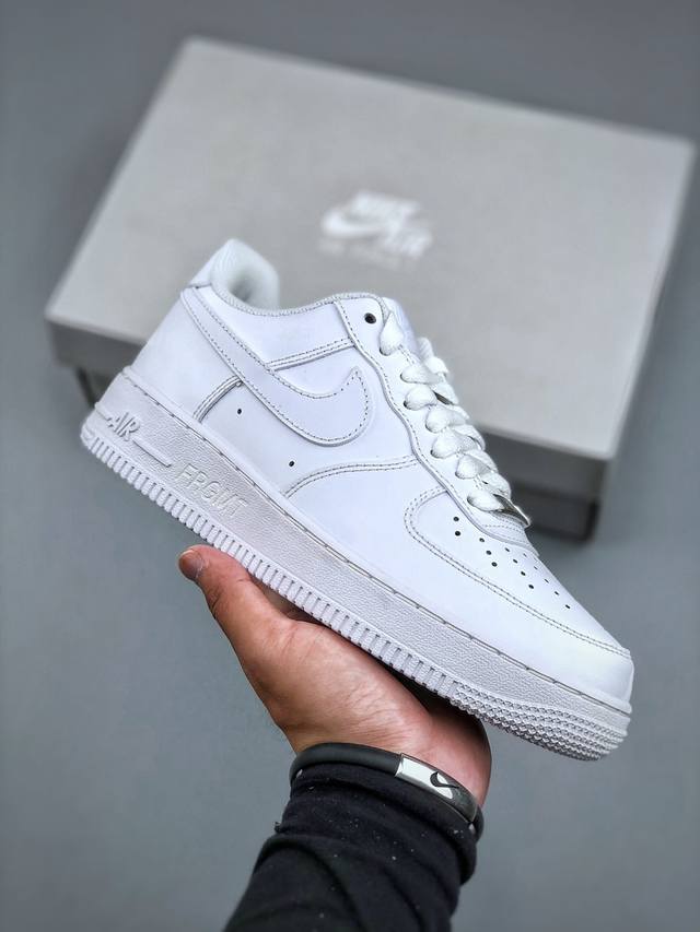 Nike Air Force 1 Air Force One Pure White Low Top Official Synchronization Origi