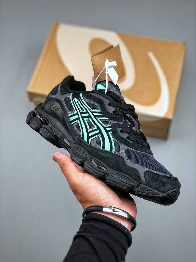 Asics Gel-Nyc breathable mesh upper with some synthetic leather material using t