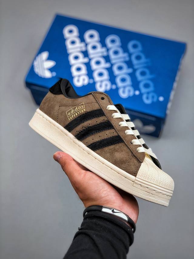 Adidas Originals Superstar Og Vintage Black White Classic Shell Toe Vintage Seri