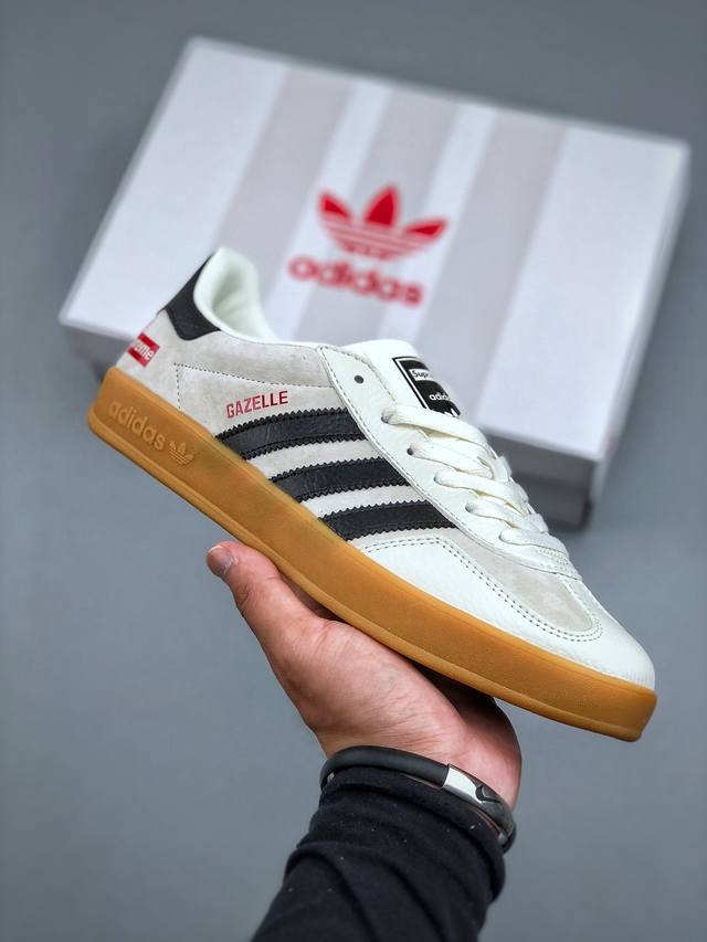 Adidas Dexun Shoes "Sup Joint-White and Black Classic" High-end Customization Fa