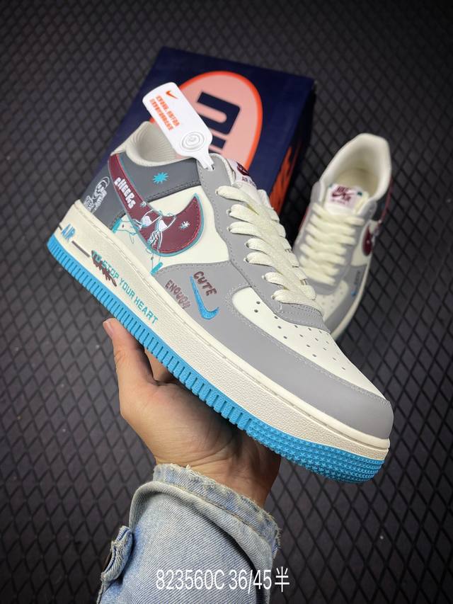 C Corporate-level Nike Air Force 1'07 Lv8 Original last and original cardboard t