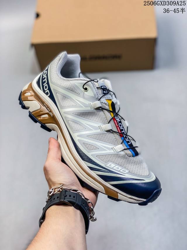 Salomon Xt-6 all-match non-slip wear-resistant low-top outdoor functional shoes