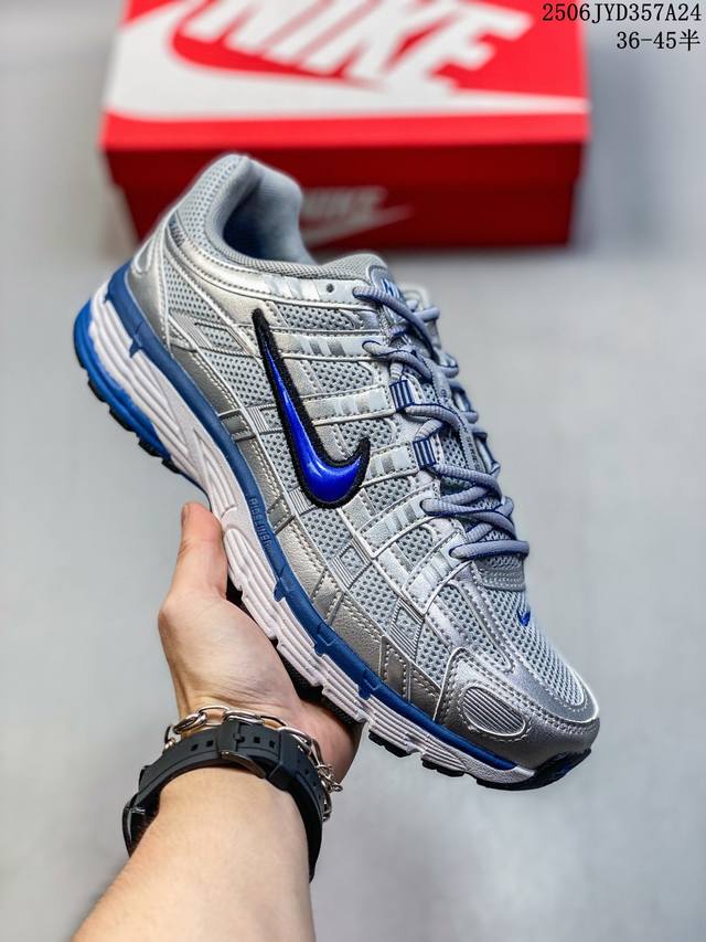 Nk P-6000 Series Low-top Retro Daddy Style Casual Sports Comfort Running Shoes C
