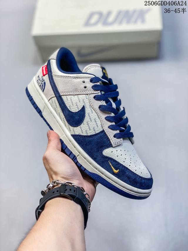 Overseas hit limited sale! Company-level Nike SB Dunk Low "The North Face Joint