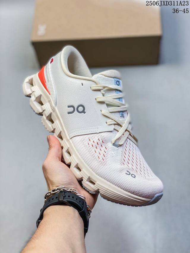 On Cloud X 4 new generation comprehensive training shoes new color ivory white o