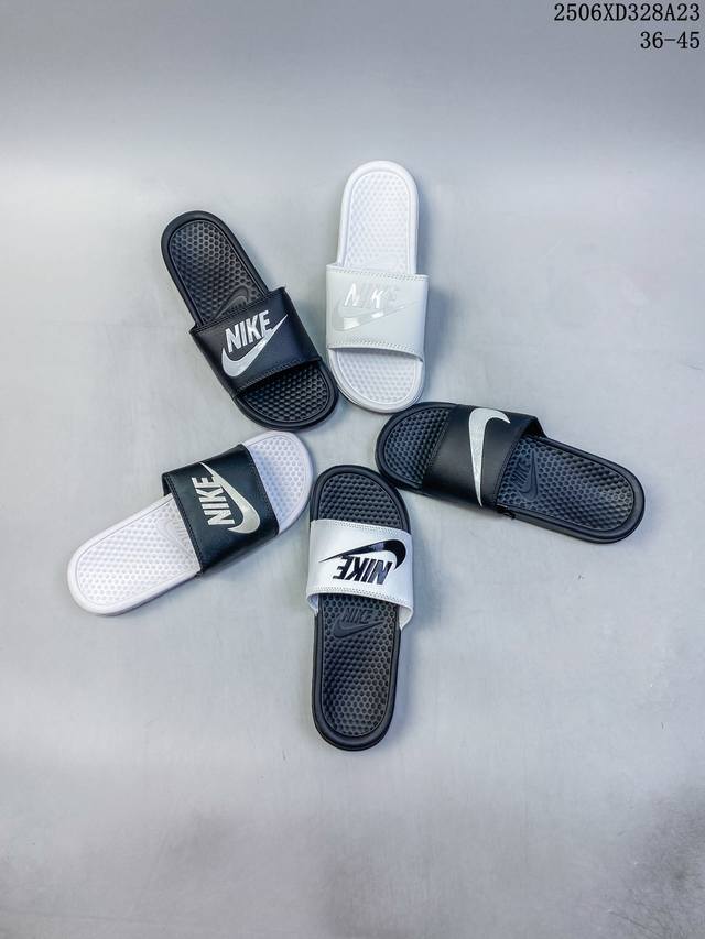 Nike Slippers Summer Fashion Beach Slippers Super Soft Sole Can Be Worn by Men a