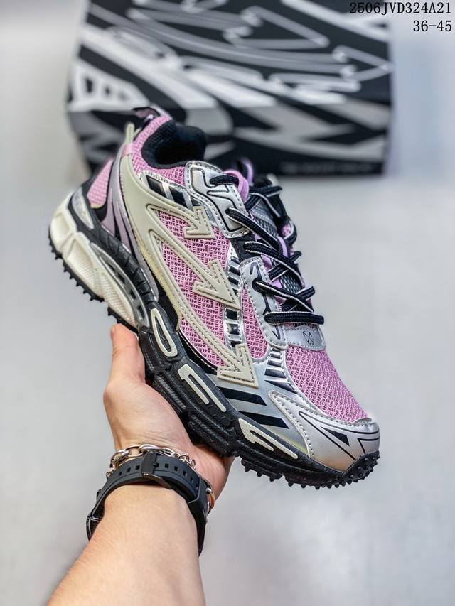 Corporate-level Off-White Ow Be Right Back Round Toe Lace-up Low-top Lifestyle C