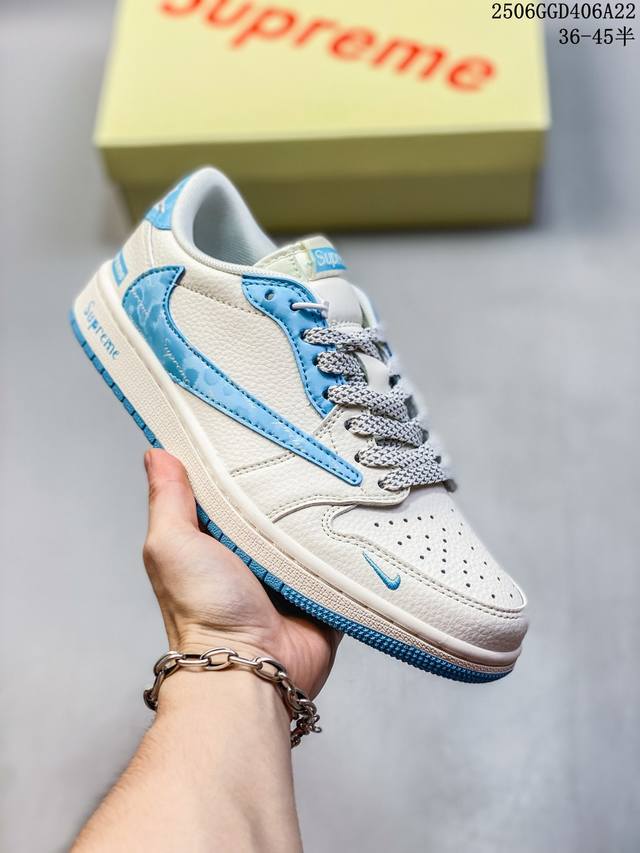 Travis Scott X Fragment Design X Jordan Air Jordan 1 Low Og Sp "Suprem Joint Whi