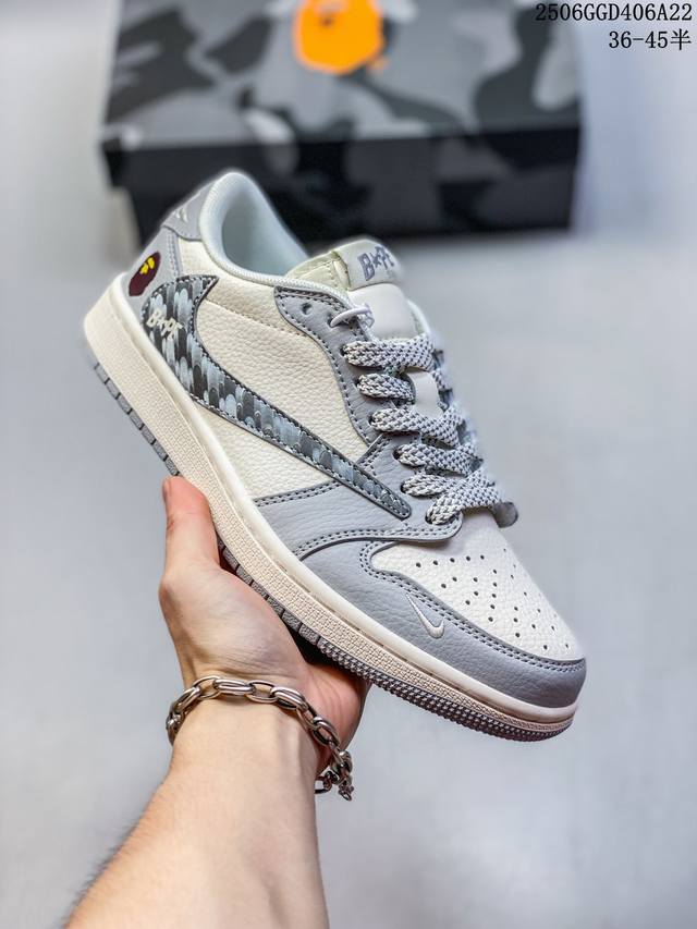 Limited edition overseas hit! Travis Scott x Fragment Design x Jordan Air Jordan