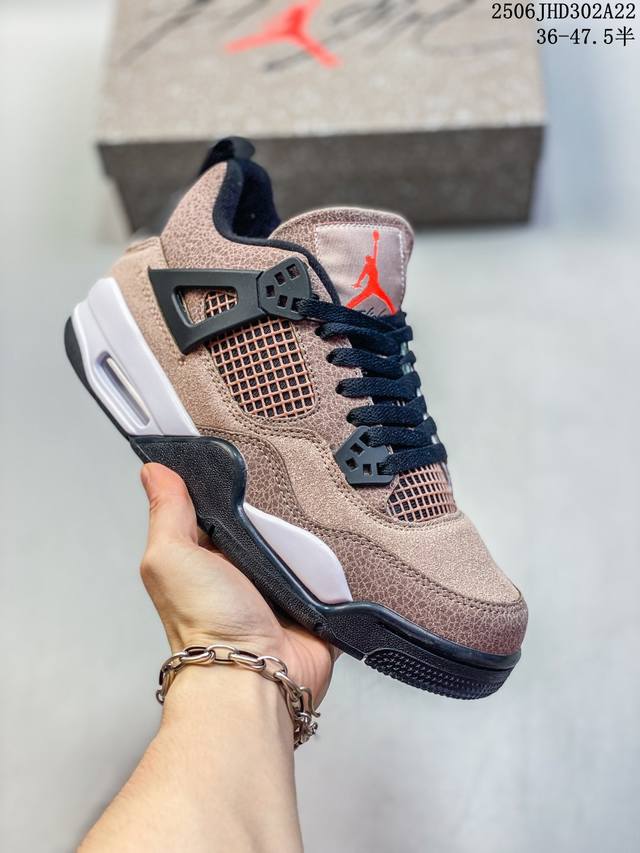Aj4 Air Jordan 4 Retro "Infrared" Aj4 Qiao 4 men's cultural basketball shoes Pro