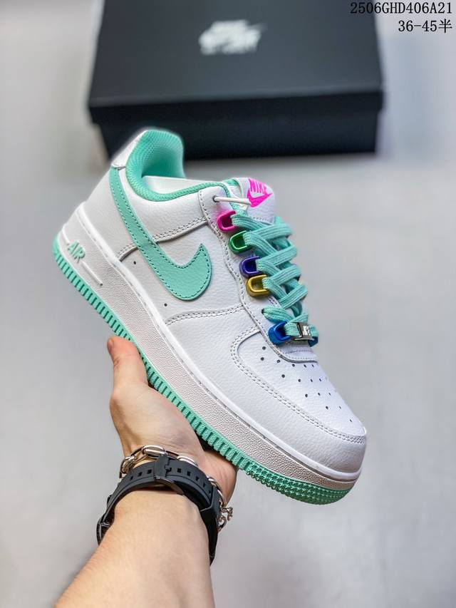 Limited edition overseas sale! Corporate-level Nike Air Force 1 '07 Low "Colorfu