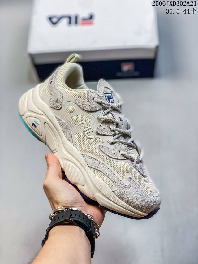 Corporate-level Fila Fusion Fila trendy brand Fashionable casual sports sneakers