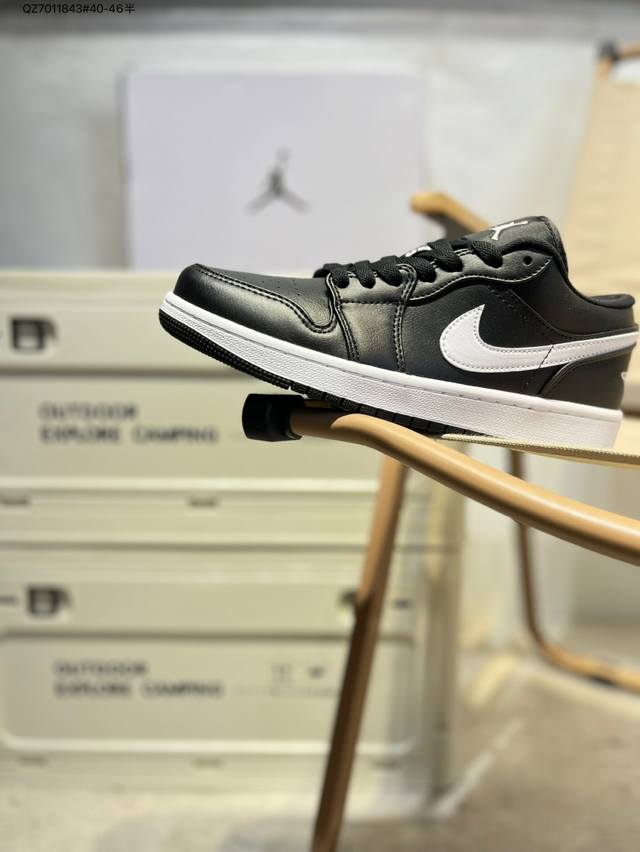 Corporate-grade top-layer leather Jordan Air Jordan 1 Low Aj1 low-top series bas